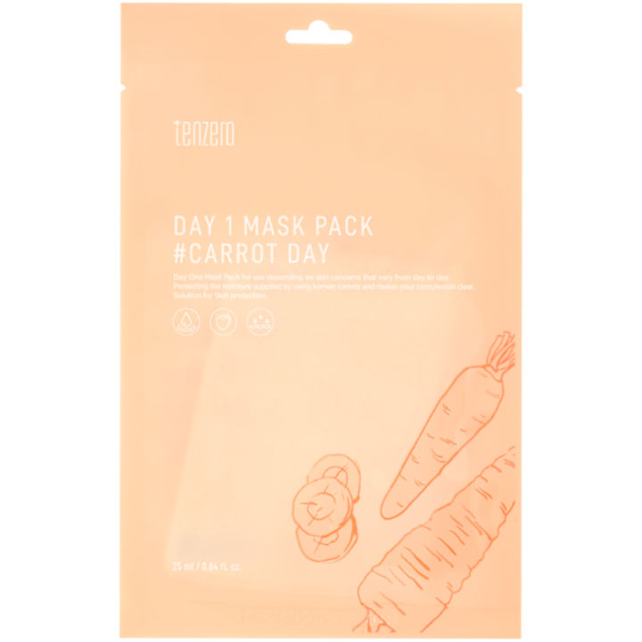 tenzero Day One Mask [Carrot Day] | Hwahae