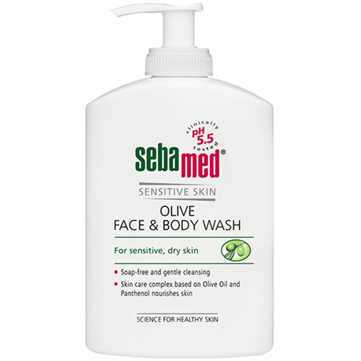 Gel limpiador facial y corporal de oliva