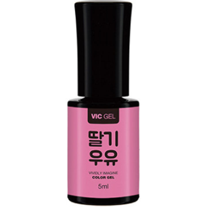 VIC GEL PLUS Self Gel Nail Gel Polish [55 Strawberry Milk] | Hwahae Global