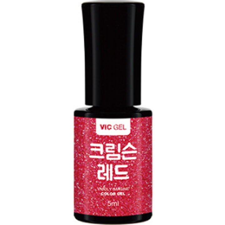 VIC GEL PLUS Self Gel Nail Gel Polish [72 Crimson Red] | Hwahae Global