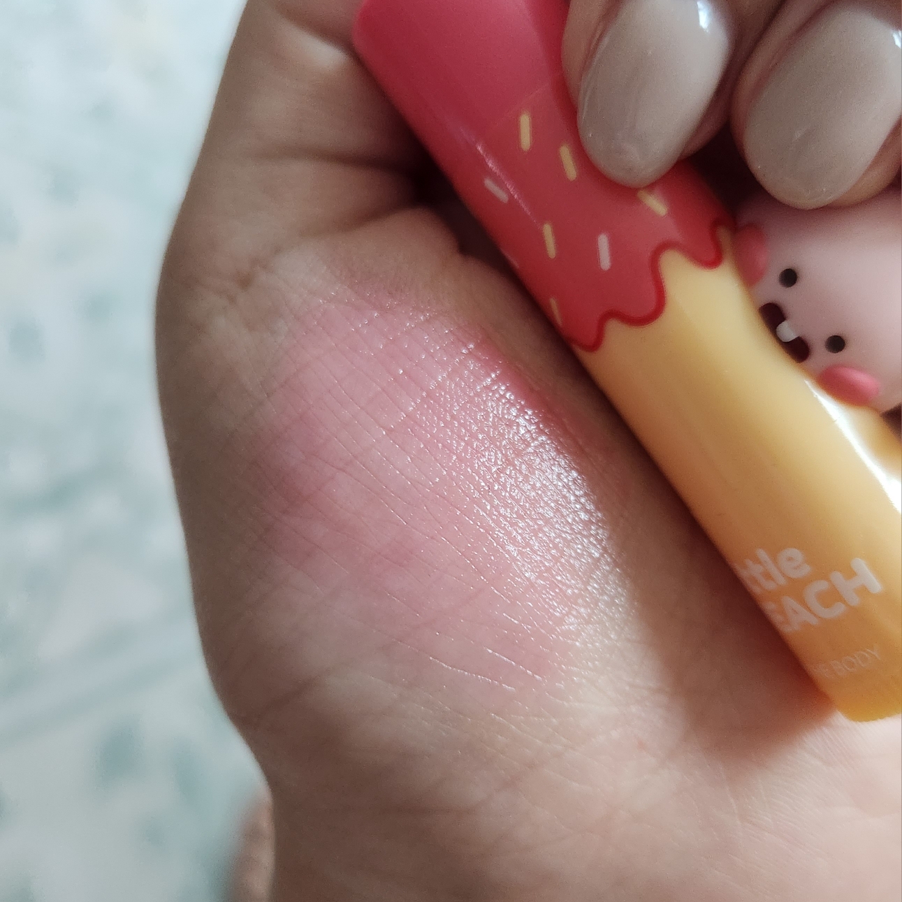 vitamin c lip balm kakao ON:THEBODY Little Friends Collaboration Kakao Little Apeach Vitamin C  Tinted Lip Balm