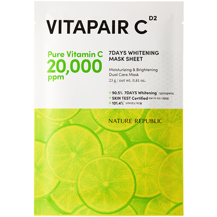 VITAPAIR C 7 DAYS WHITENING MASK SHEET