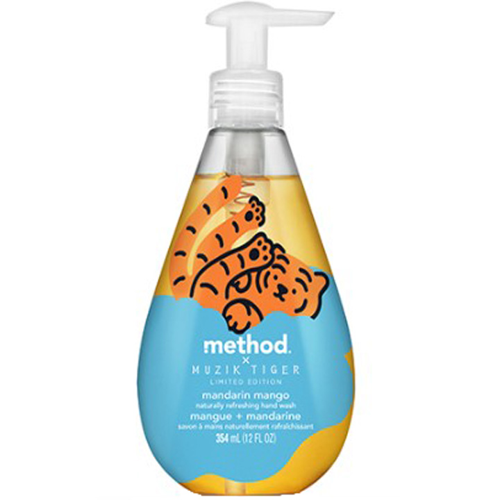method Mujik Tiger Edition Hand Wash [Mandarin Mango] | Hwahae Global