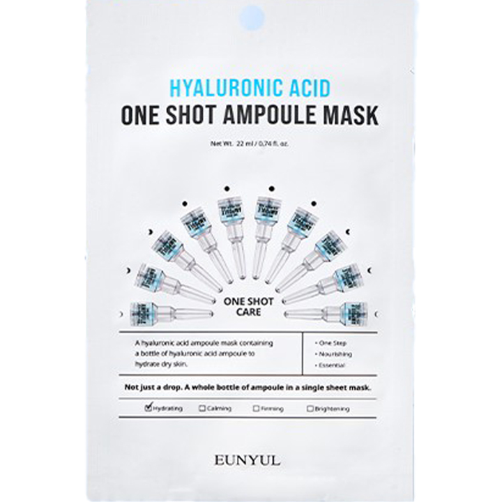 プランエス　EUNYUL Hyaluron シートマスク 23ml Shop EUNYUL - One Shot Ampoule Mask - Hyaluronic Acid - 1pc