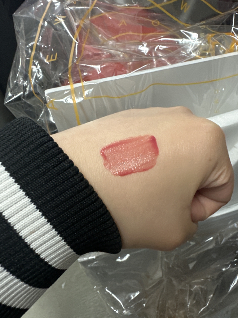 팔목 발색