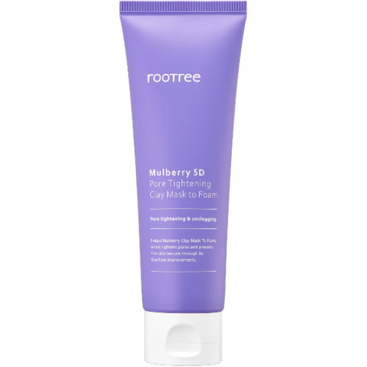 Mulberry 5d pore tightening clay mask to foam