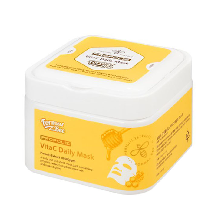 própolis vitamina C máscara diária