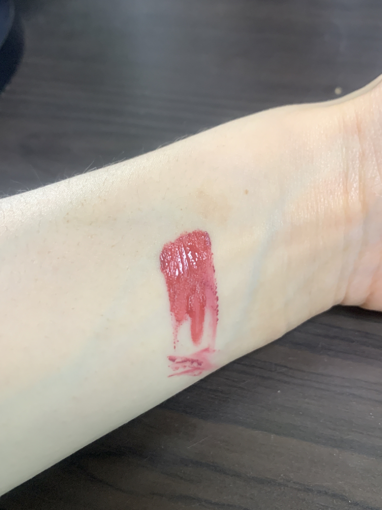 팔목 발색