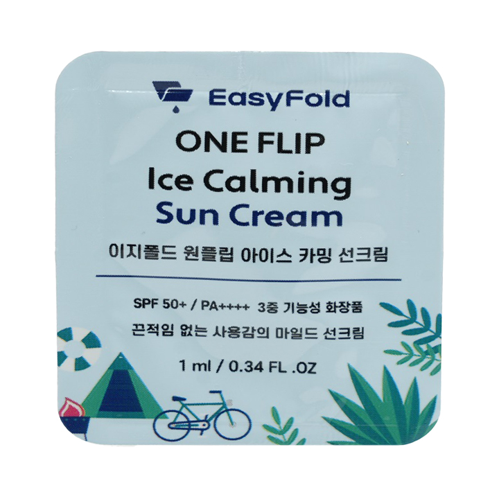 EasyFold One Flip Ice Calming Sun Cream [SPF50+/PA++++] | Hwahae Global