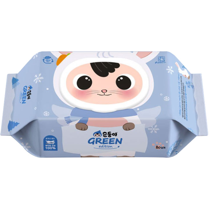可生物降解湿巾绿色版