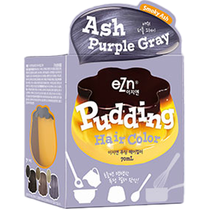 eZn Pudding hair color dye [ash purple gray] Ingredients