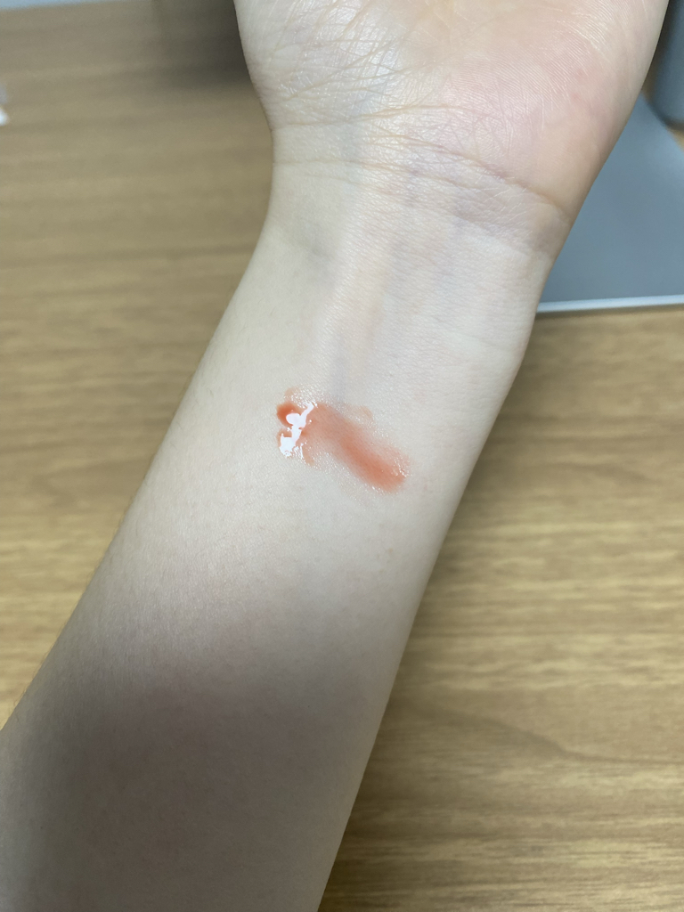 팔목 발색