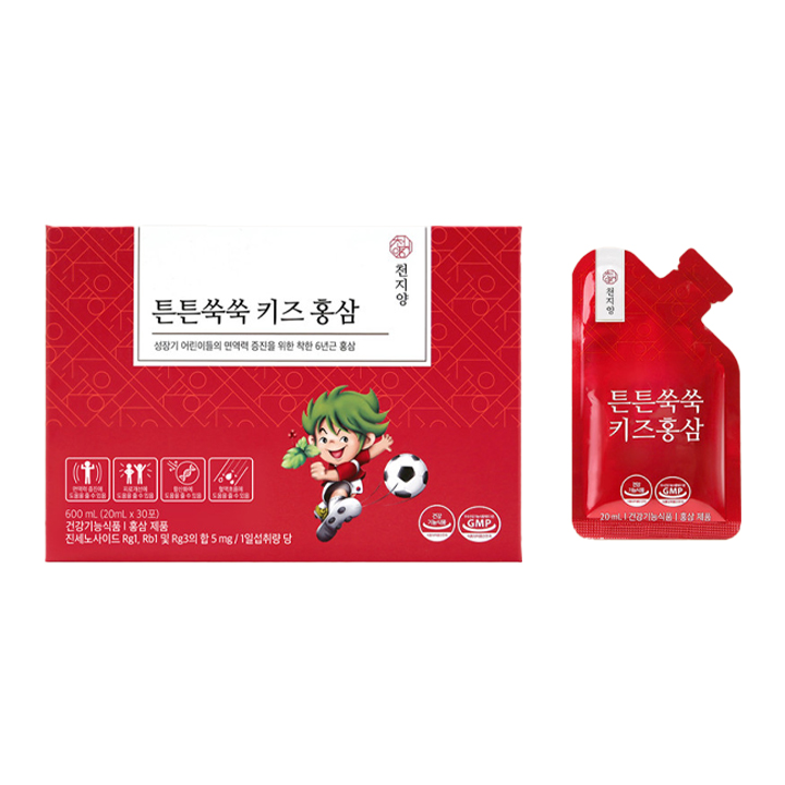 健康茁壮的儿童红参