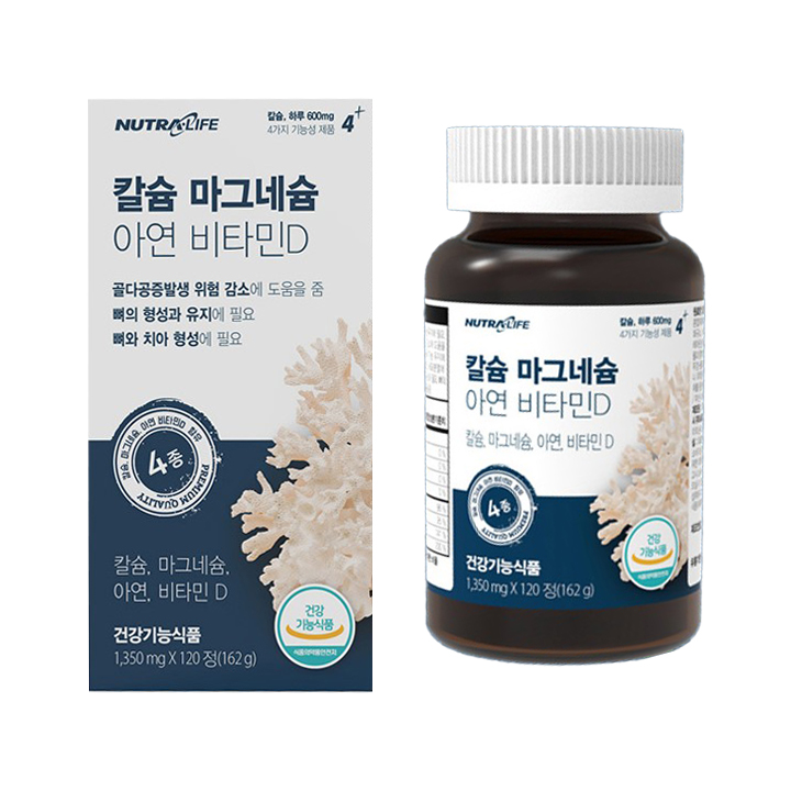 Canxi, Magie, Kẽm, Vitamin D