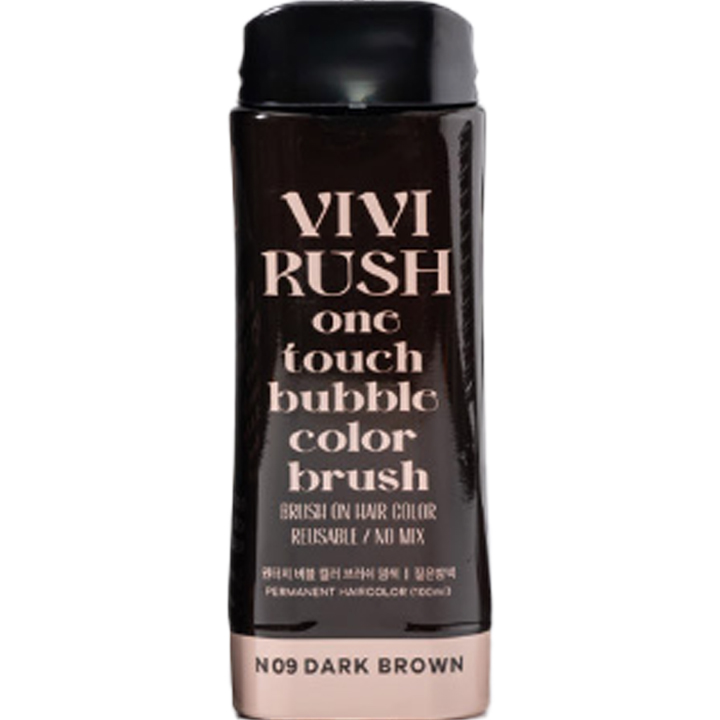 VIVIRUSH Gray self part bubble foam dye [N09 dark brown] | Hwahae Global