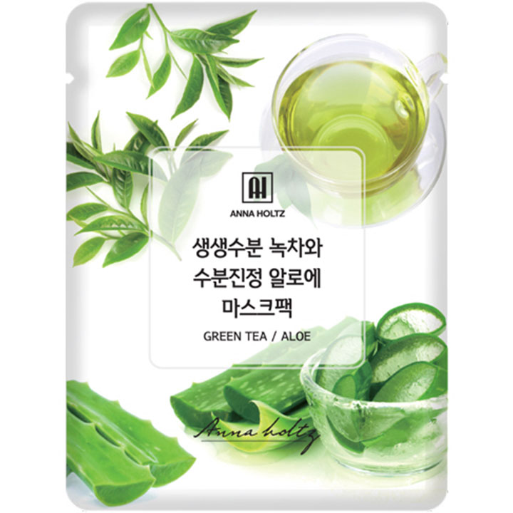 生生水分绿茶和水分镇定芦荟面膜