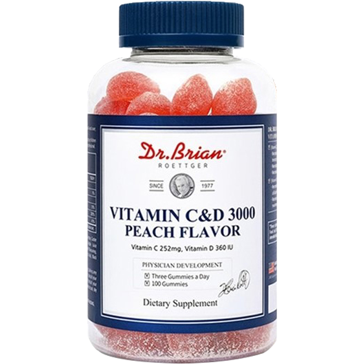 VITAMIN C&D 3000 PEACH FLAVOR