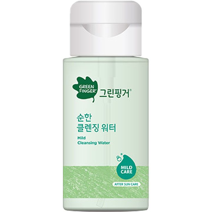 温和的洁面水