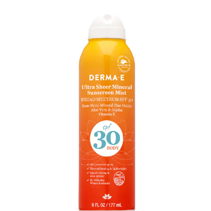 超轻薄矿物身体防晒喷雾 [SPF30]
