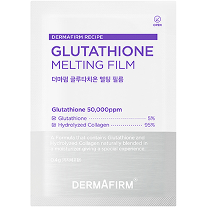 dermafirm glutathione How to use #DermaFirm Glutathione Melting Film & Mist Ampoule?, ✨ Step 1,  After washing your face, spray Glutathione Mist Ampoule, ✨ Step 2, Open the  pouch and take out the glutathione melting film, ✨