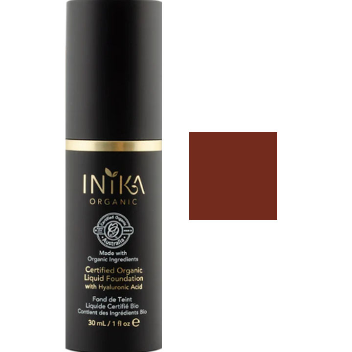 INIKA Classic Sutterfied Organic Liquid Foundation [Cocoa] | Hwahae Global
