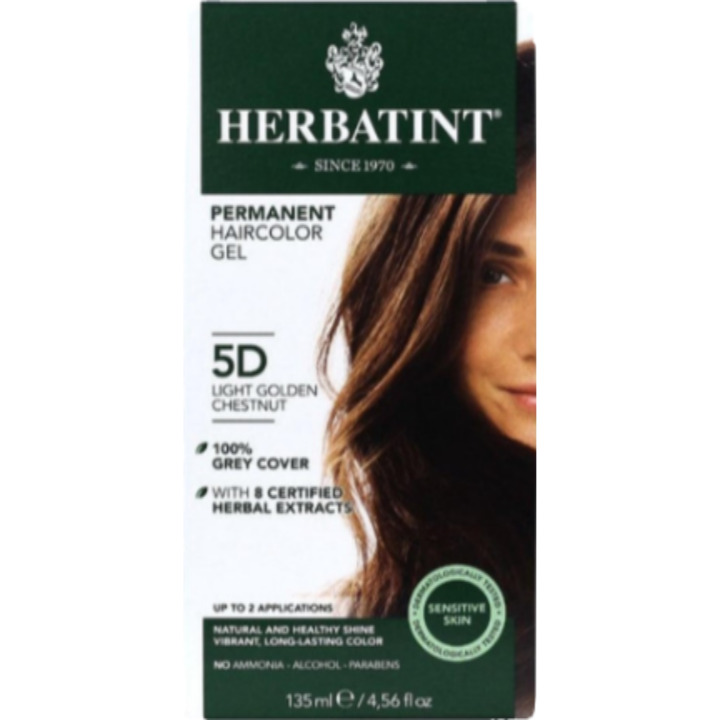 HERBATINT® Permanent Hair Color Gel [5D Light Golden Chestnut] | Hwahae ...