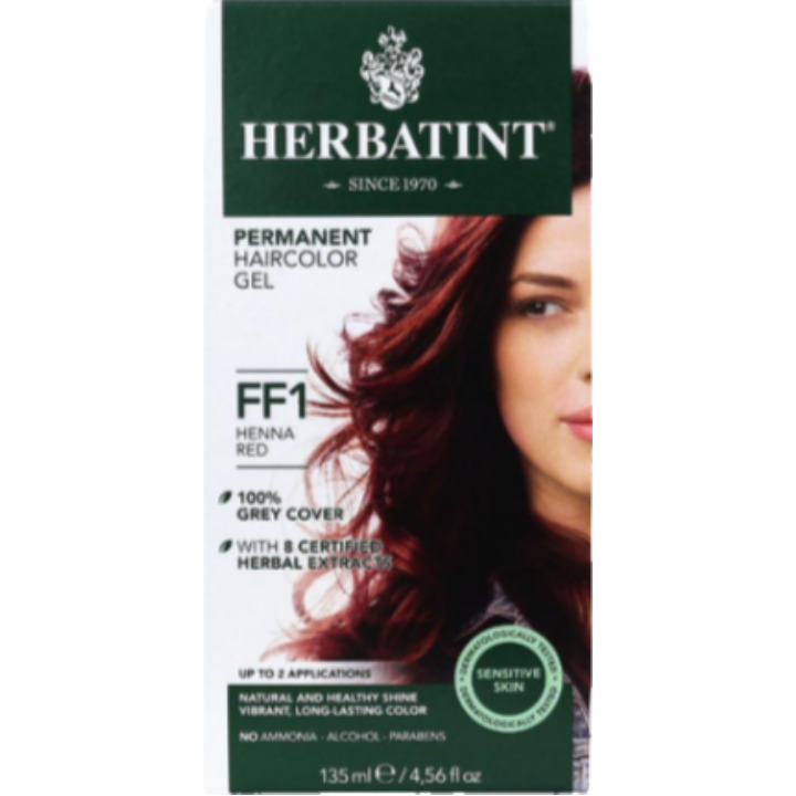 (Overseas) Permanent Hair Color Gel [FF1 Henna Red]