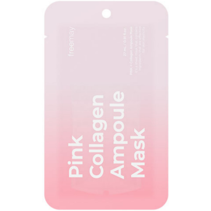 pink collagen ampoule mask