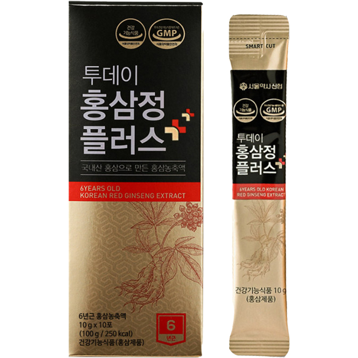 6 Años Raíz Hoy Ginseng Rojo Plus Stick