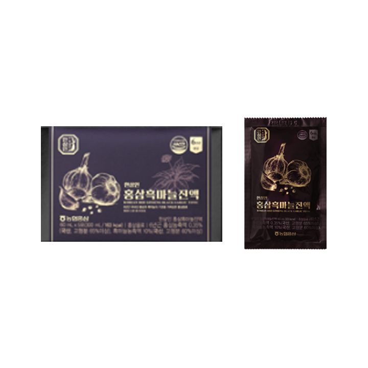 Hồng sâm và tỏi đen cô đặc
