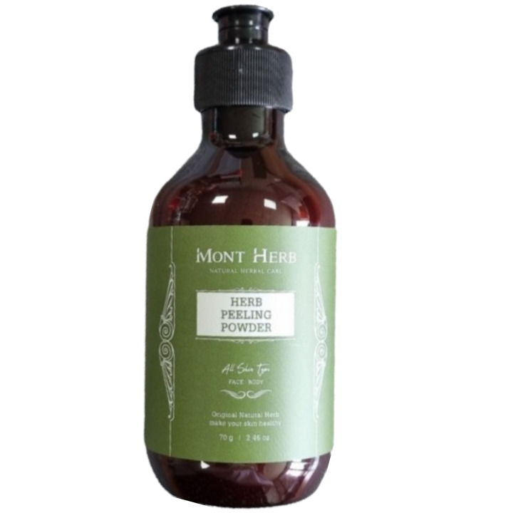 Polvo exfoliante de hierbas