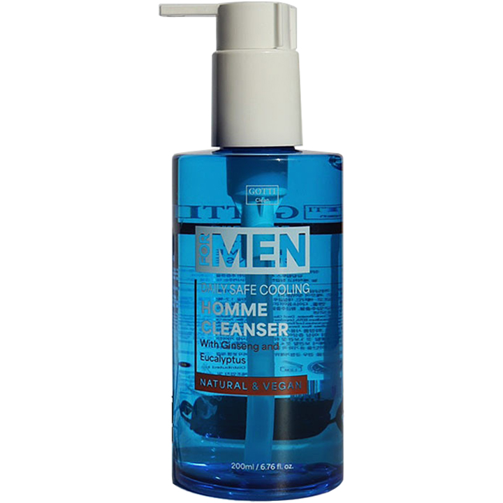 Vegan men's cleanser