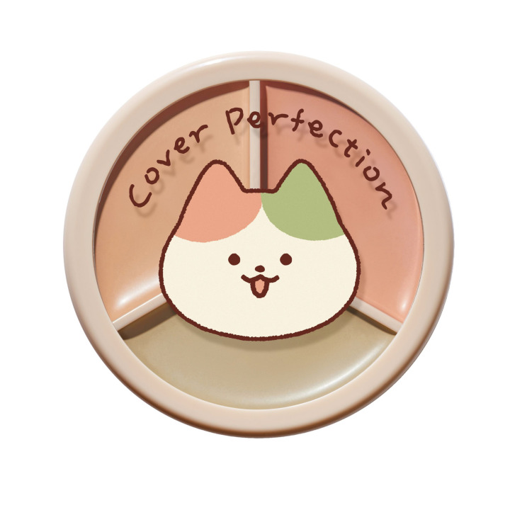 三色猫版完美三重遮瑕膏 [01 修正米色]