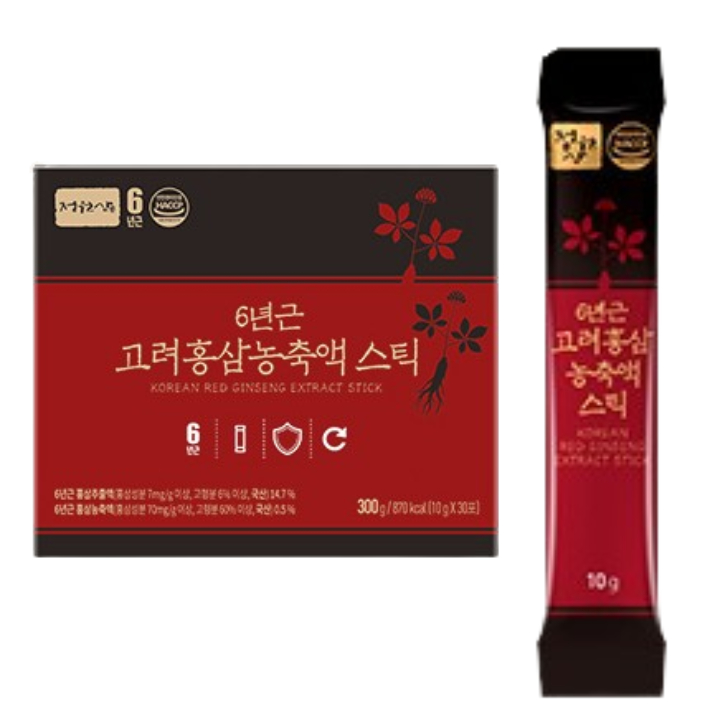 6 năm rễ nhân sâm Hàn Quốc cô đặc dạng thanh