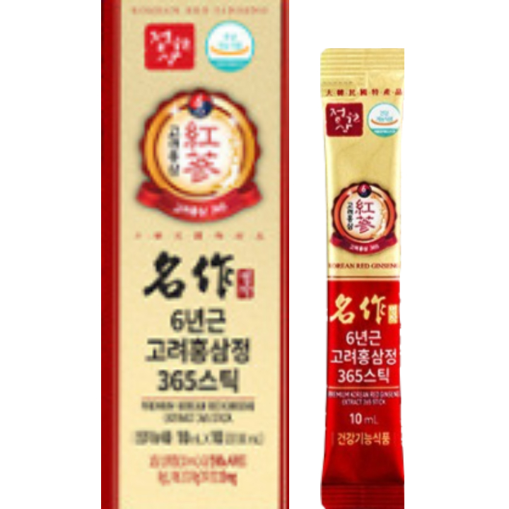 6 năm rễ nhân sâm đỏ Hàn Quốc 365 que