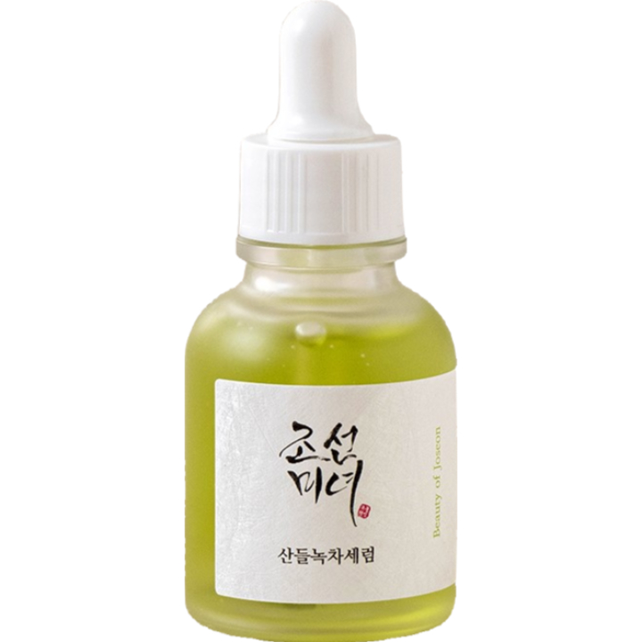 Suero suave de té verde