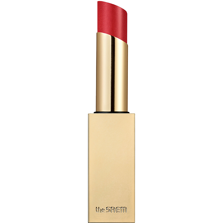 M Touch Shine Lipstick RD02 Red show