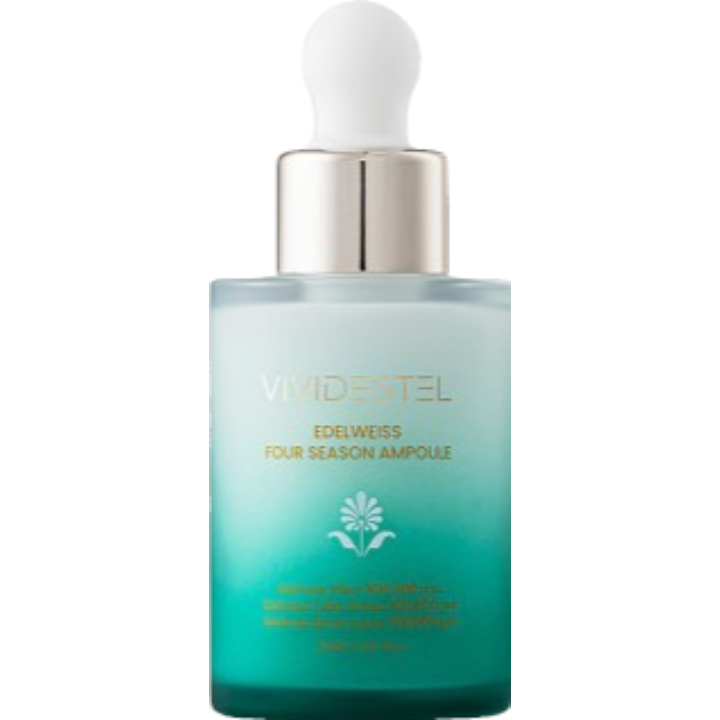 H-Cocktail Rejuvenating Ampoule 4本セット VIVIDESTEL EDELWEISS FOUR SEASON AMPOULE | Ingredients