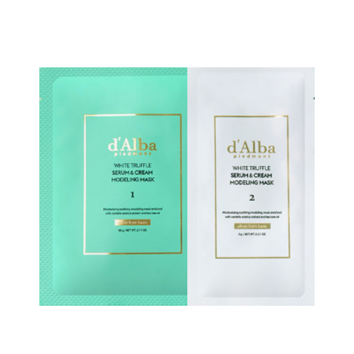 d'Alba White Truffle Serum & Cream Modeling Mask [Calming/Cooling ...