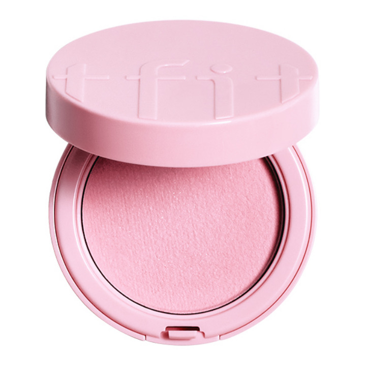 Cojín de terciopelo mullido Blush P01 Rosa lechoso