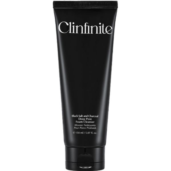 Espuma limpiadora de poros profundos con sal negra y carbón vegetal