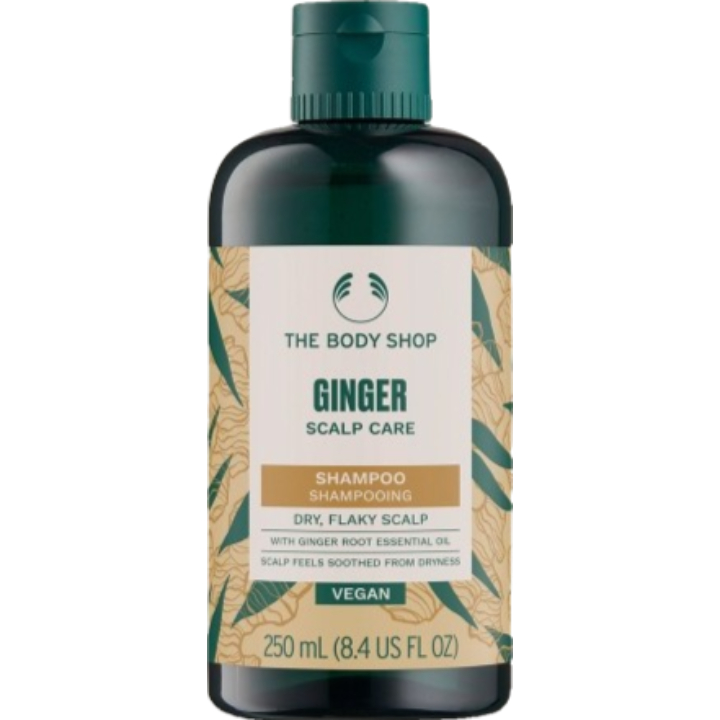 Champú de jengibre para el cuero cabelludo