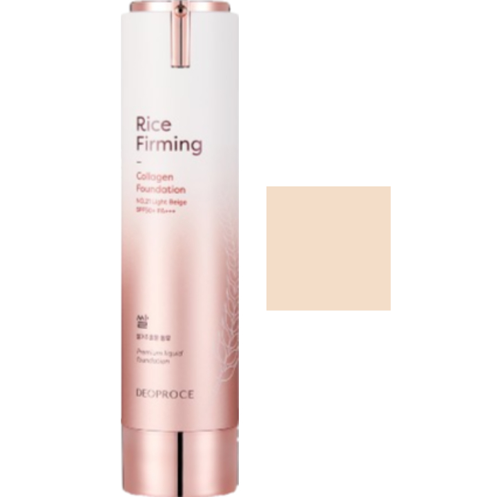 DEOPROCE Rice Firming Collagen Foundation [SPF50+/PA+++] [No.23 ...