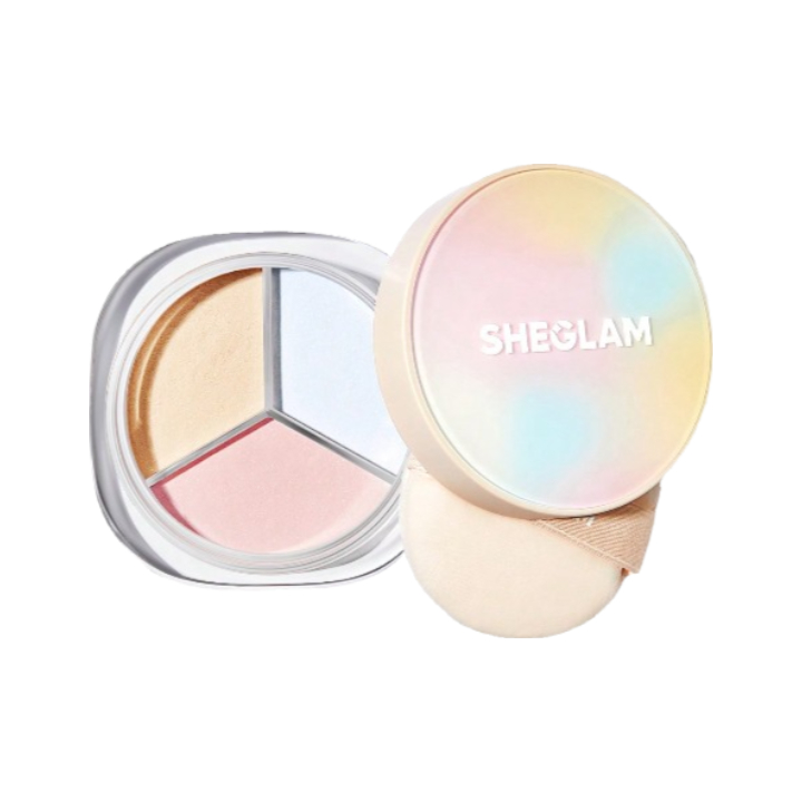 SHEGLAM RADIANCE RING 3-IN-1 CORRECTING SETTING POWDER | Hwahae Global