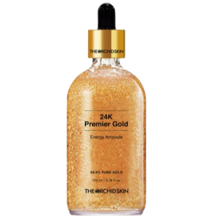 美容液と24K Premier Gold エナジーアンプル セット TheORCHIDSkin 24K Premier Gold Energy Ampoule | Hwahae Global
