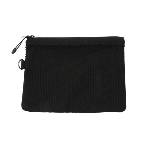 双拉链公文包-黑色-M