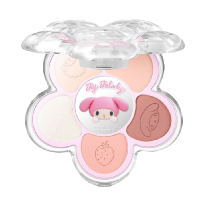 AMUSE MY MELODY & KUROMI LIMITED EDITION FLORA EYE PALETTE [01