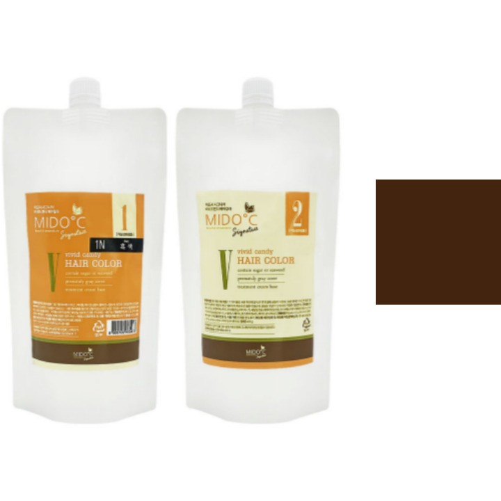 MIDOC Vivid Candy HAIIR COLOR [4CB CHOCO BROWN] | Hwahae Global
