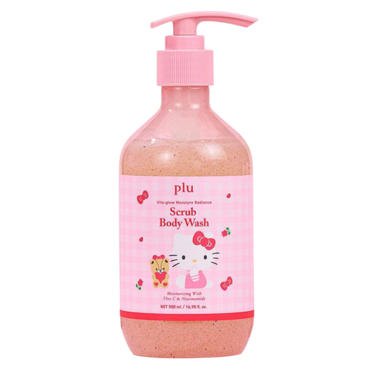 Hello Kitty Edition Vita Glow Moisture Glow Scrub Body Wash Melrose