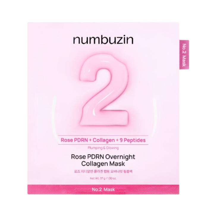 Nº 2 Envoltura de colágeno rosa PDRN Envoltura de película para toda la noche